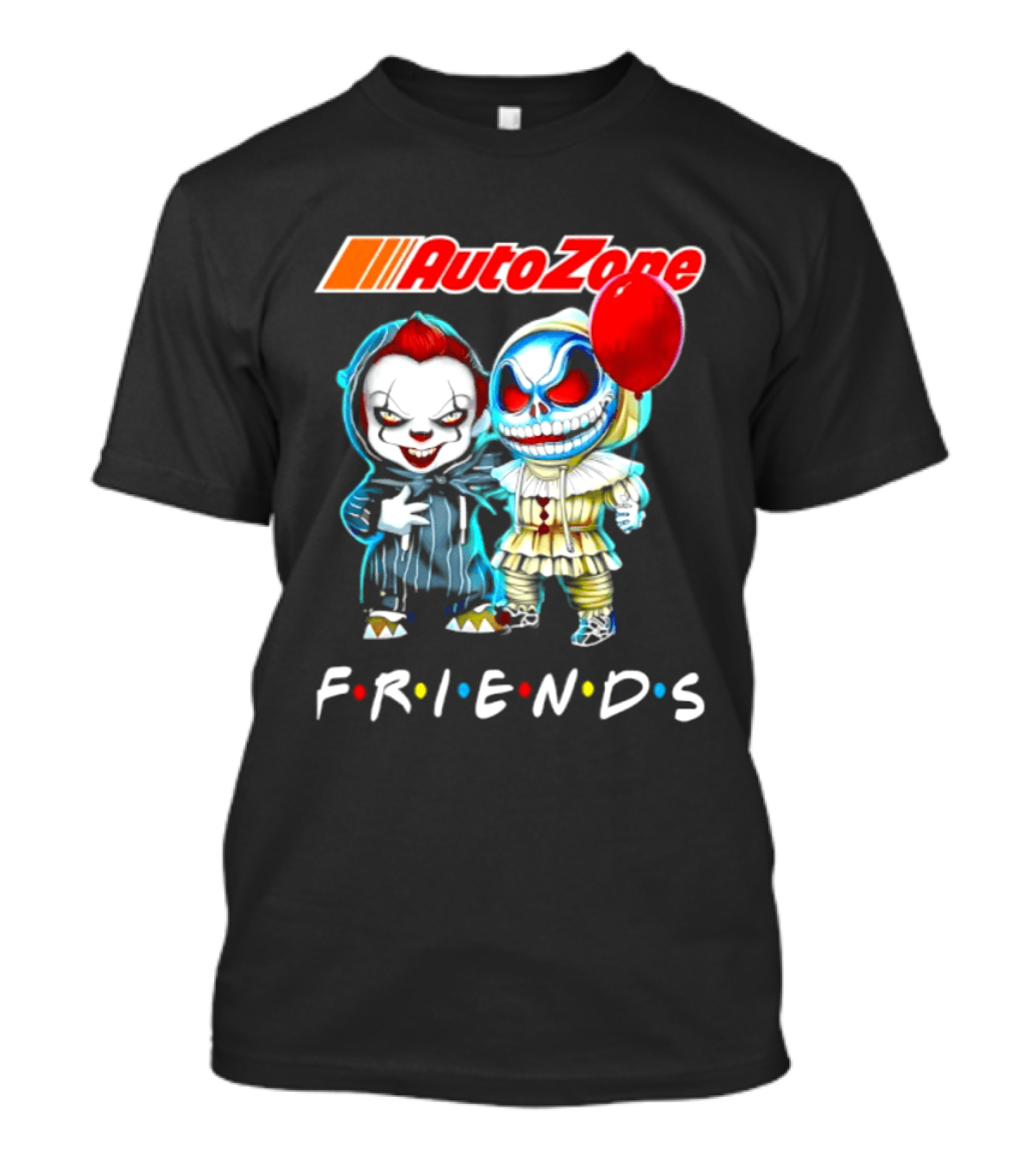 AutoZone Pennywise Skellington Friends 2026 Halloween Event T-Shirt