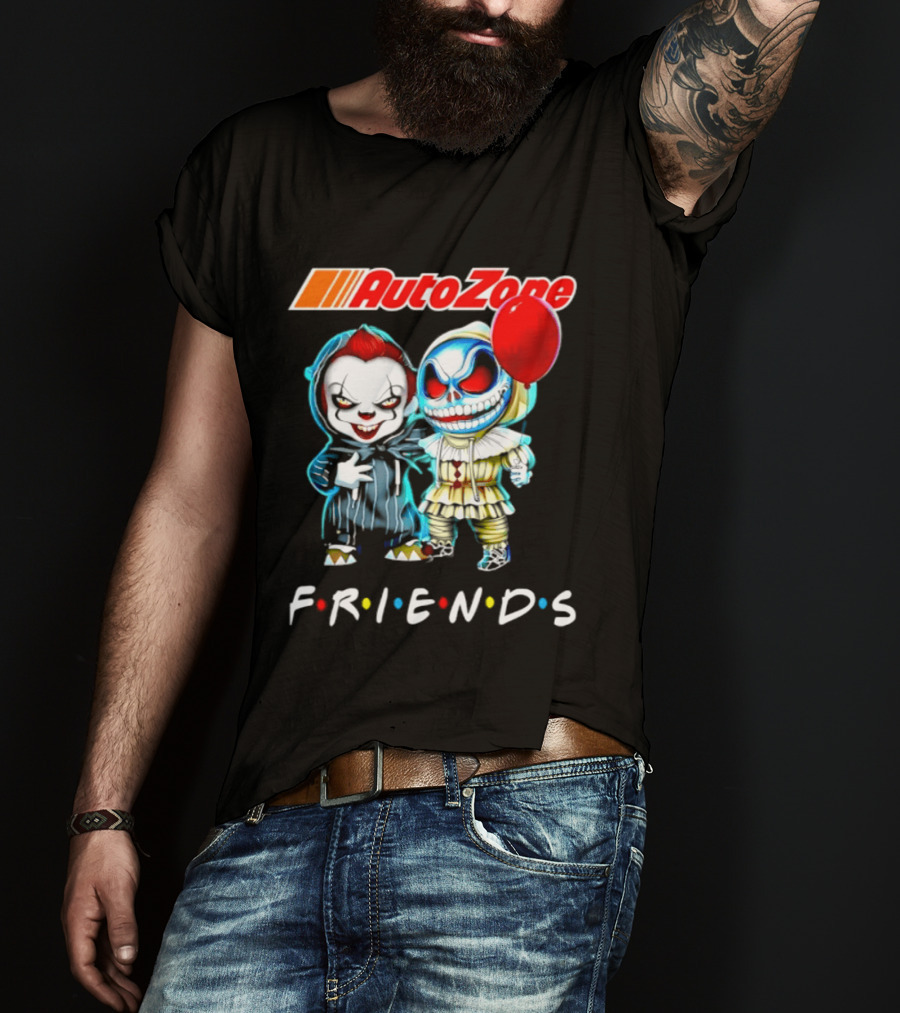 AutoZone Pennywise Skellington Friends 2026 Halloween Event T-Shirt