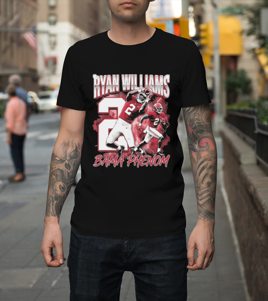 Ryan Williams Number 2 Bama Phenom Football T-Shirt