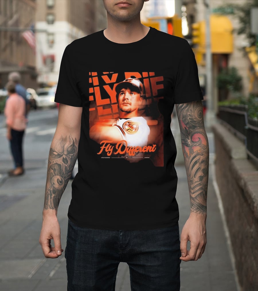 Gunnar Henderson Orioles Fly Different Baltimore Baseball T-Shirt