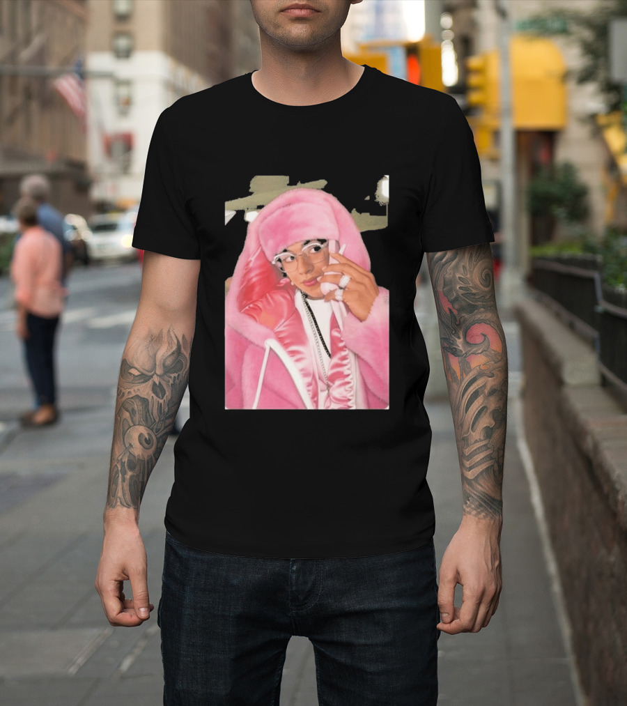Hasan Piker Pink Fur Coat Style Darializa T-Shirt
