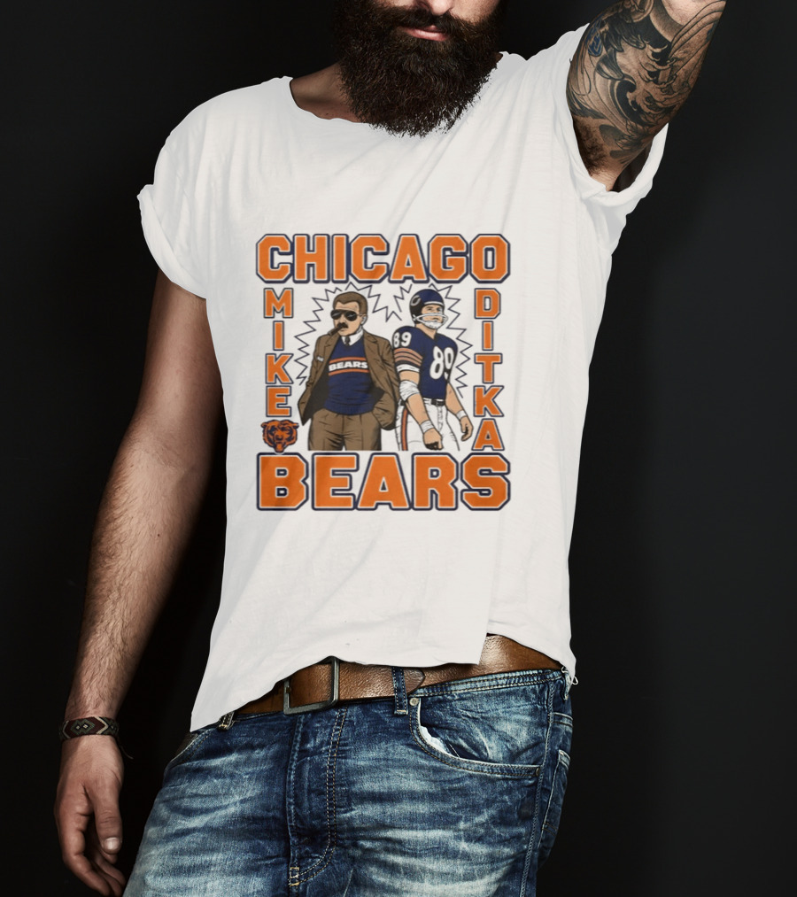 Chicago Bears Mike Ditka Classic Football Legend T-Shirt