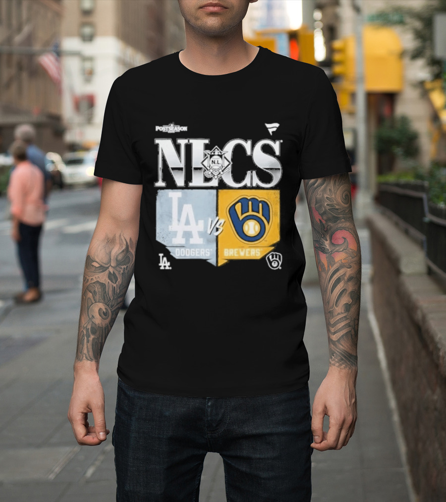 NLCS 2026 LA Dodgers Vs Milwaukee Brewers Matchup T-Shirt