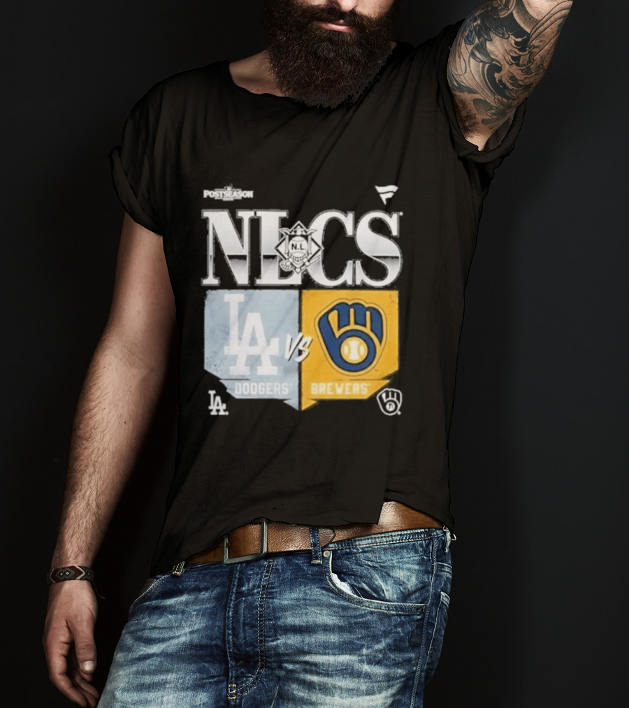 NLCS 2026 LA Dodgers Vs Milwaukee Brewers Matchup T-Shirt
