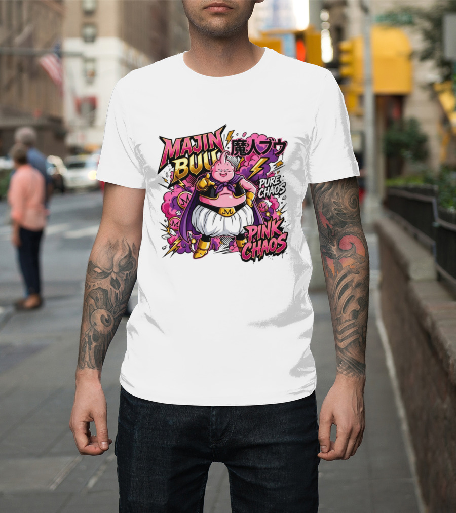 Majin Buu Pink Chaos Pure Chaos Dragon Ball Z T-Shirt