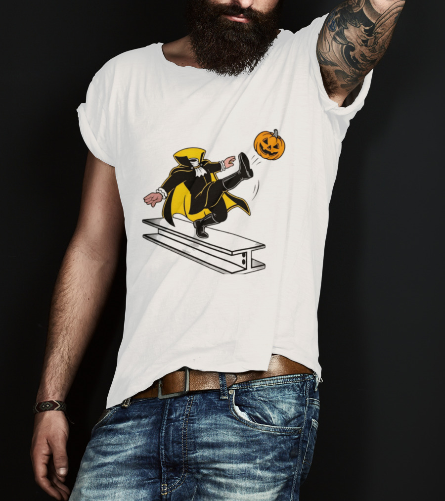 Pittsburgh Steelers Halloween 2026 Headless Horseman Of Steel T-Shirt
