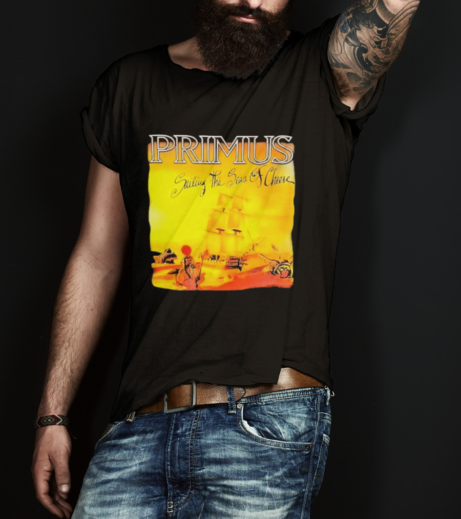 Primus Sailing The Seas Of Cheese Album Art Les Claypool T-Shirt