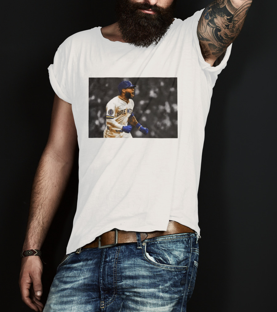 Milwaukee Brewers Player Celebration NLCS Homage T-Shirt