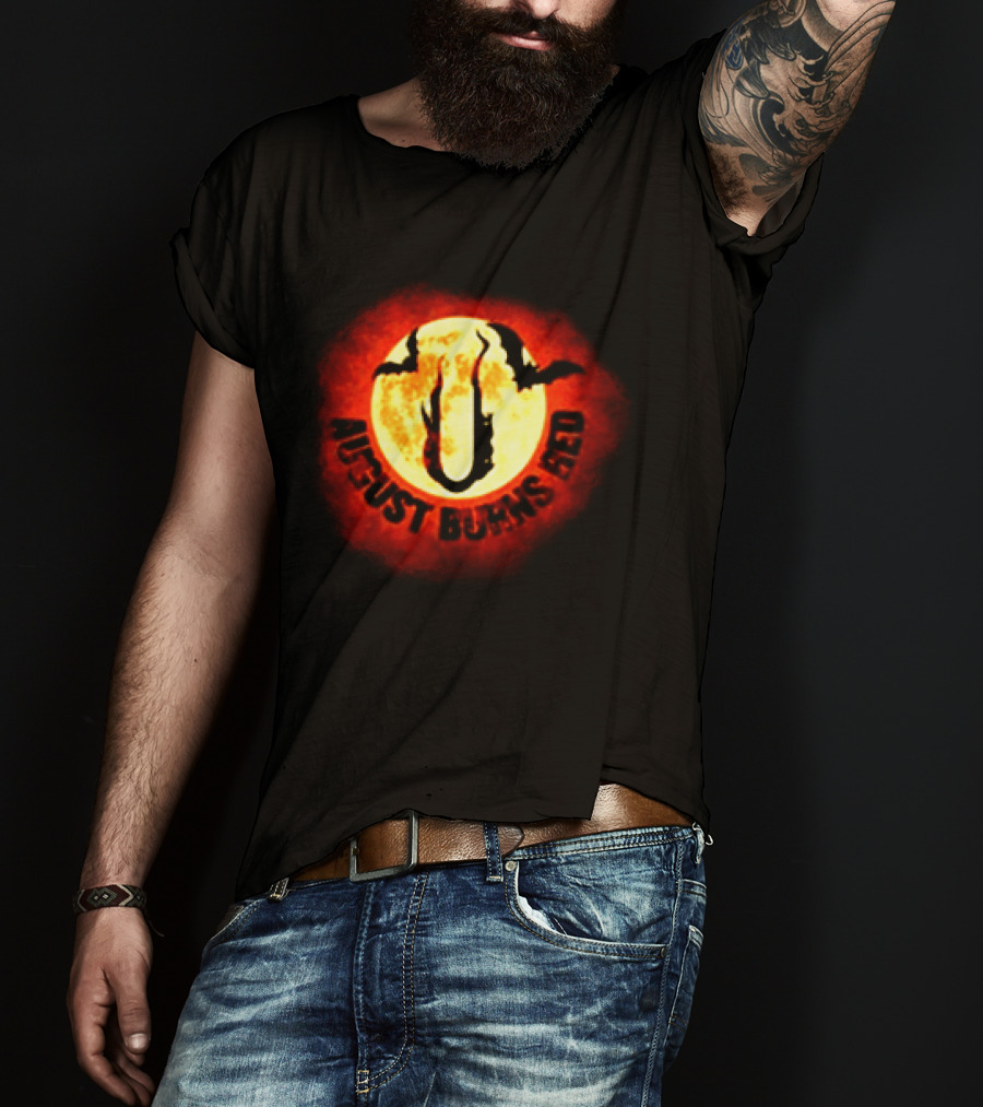 August Burns Red Halloween Moon Bats 2026 T-Shirt