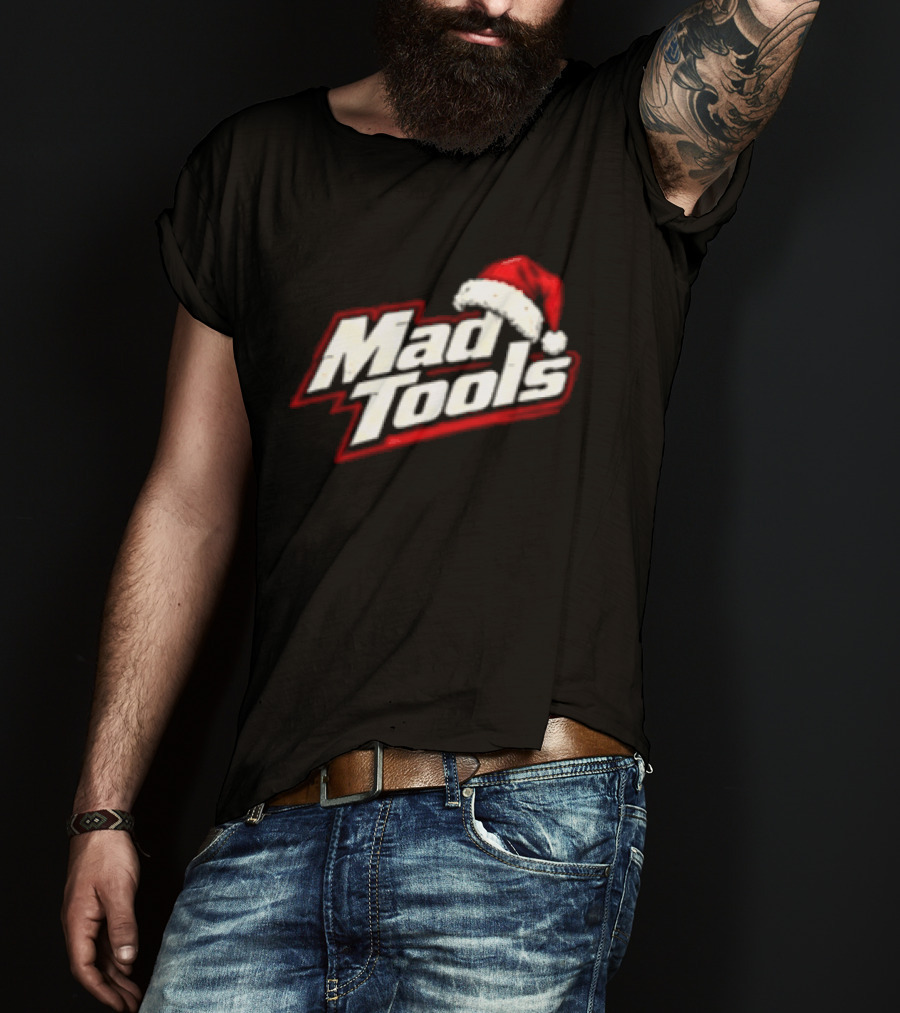 Mac Tools Christmas Santa Hat For Tool Lovers T-Shirt