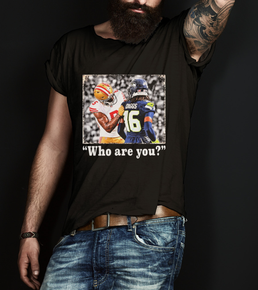Who Are You Mike Evans Vs Seahawks Diggs NFL T-Shirt