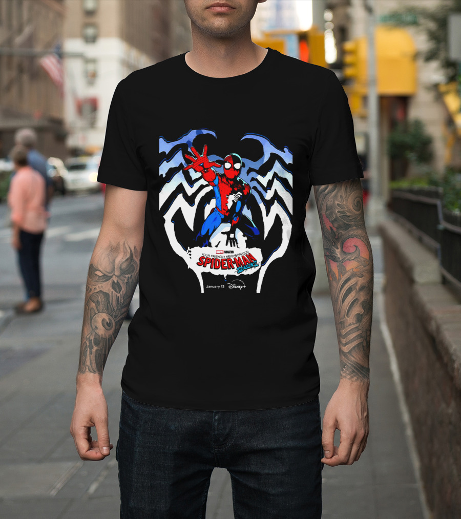 Marvel Spider Man Season 2 Disney Plus January 13 T-Shirt