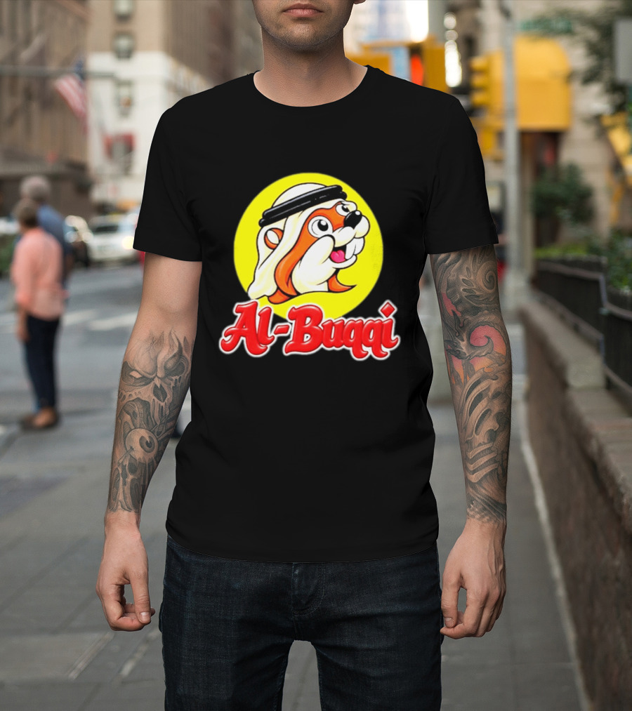 Al Buqqi Beaver Bucees Kufi Cartoon T-Shirt