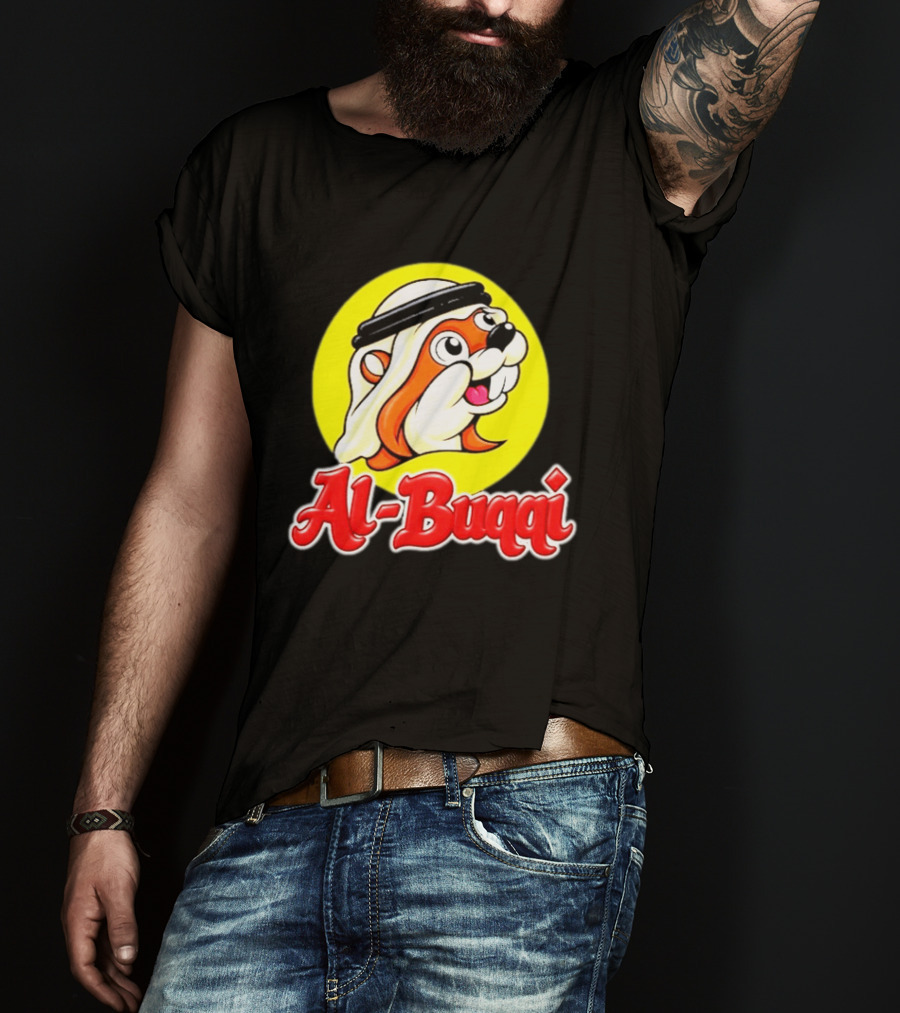 Al Buqqi Beaver Bucees Kufi Cartoon T-Shirt