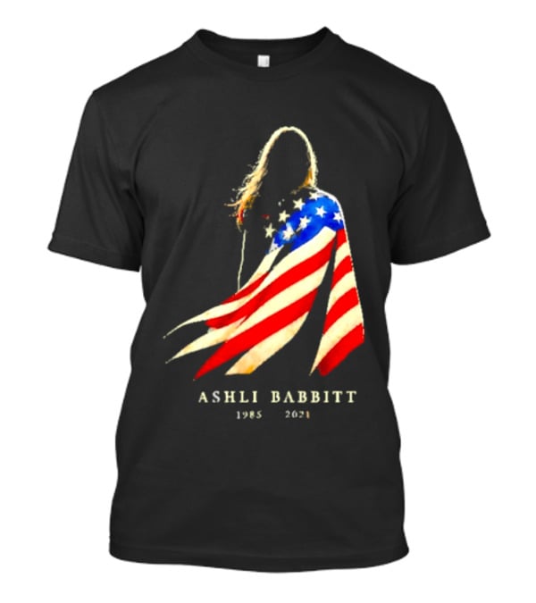 America Ashli Babbitt Memorial 1985 2021 Flag T-Shirt
