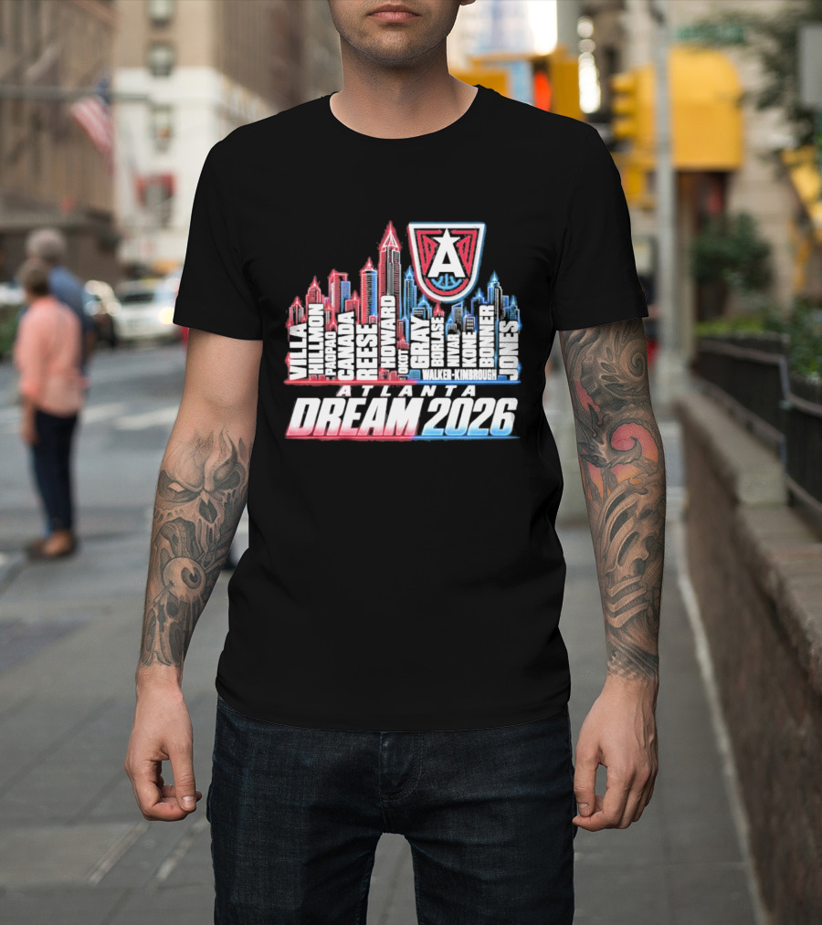 Atlanta Dream 2026 Skyline A T-Shirt