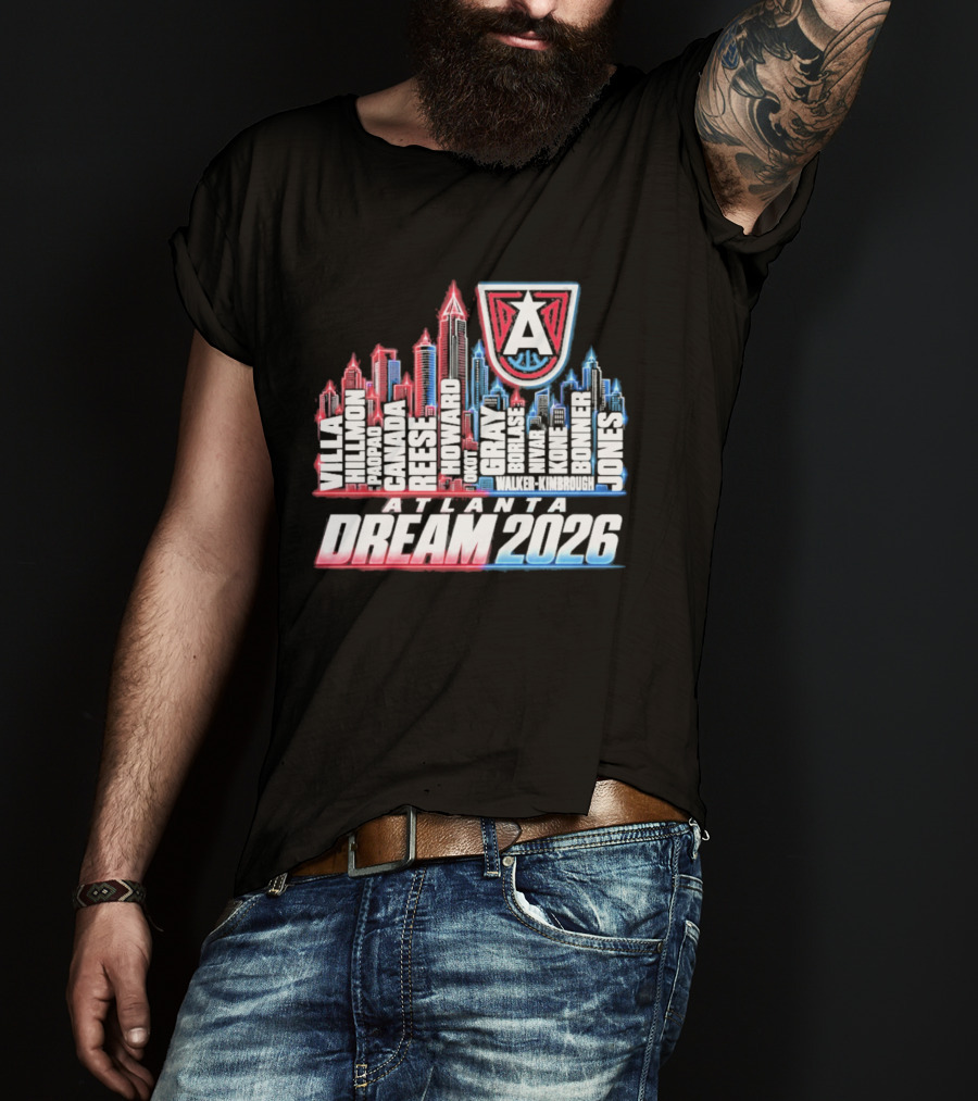 Atlanta Dream 2026 Skyline A T-Shirt