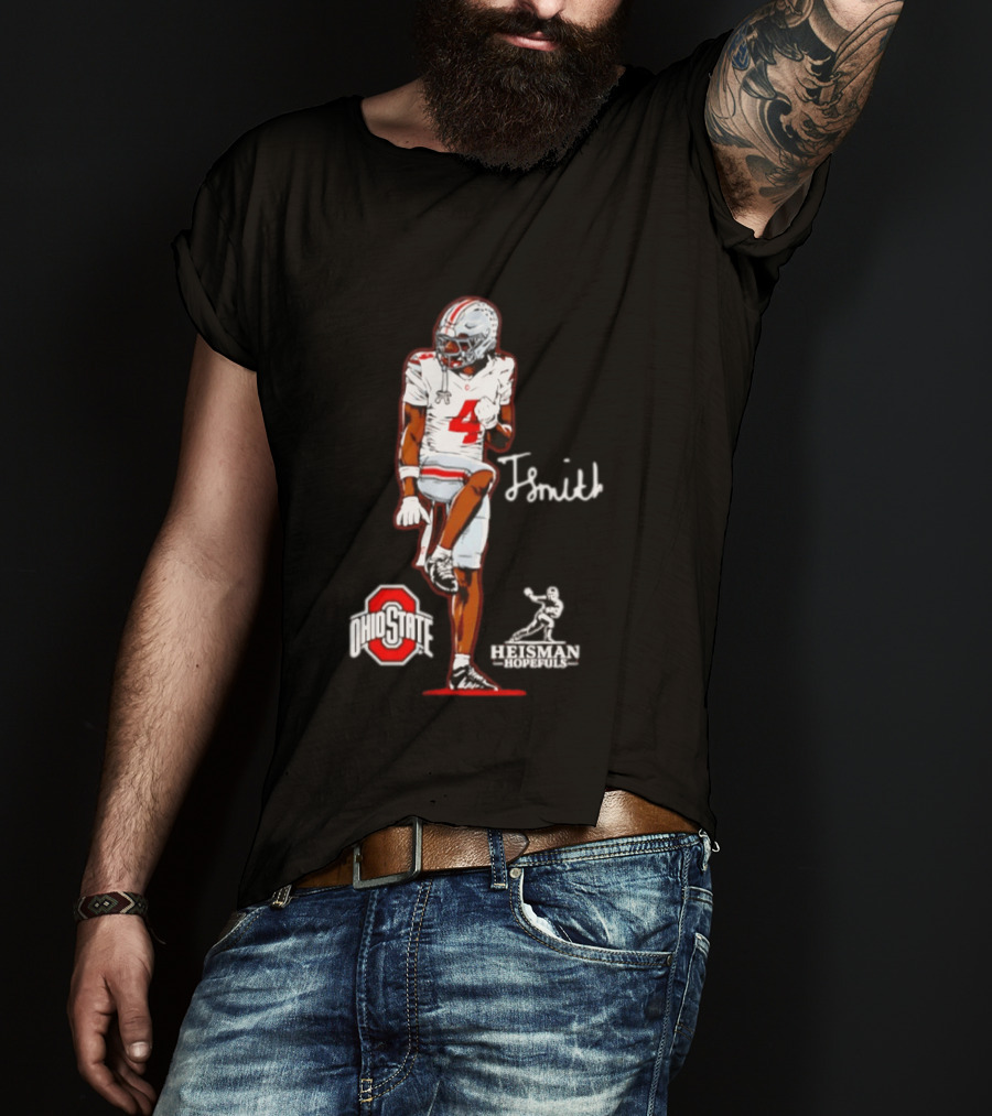 Ohio State Buckeyes J. Smith Heisman Hopeful Number 4 T-Shirt