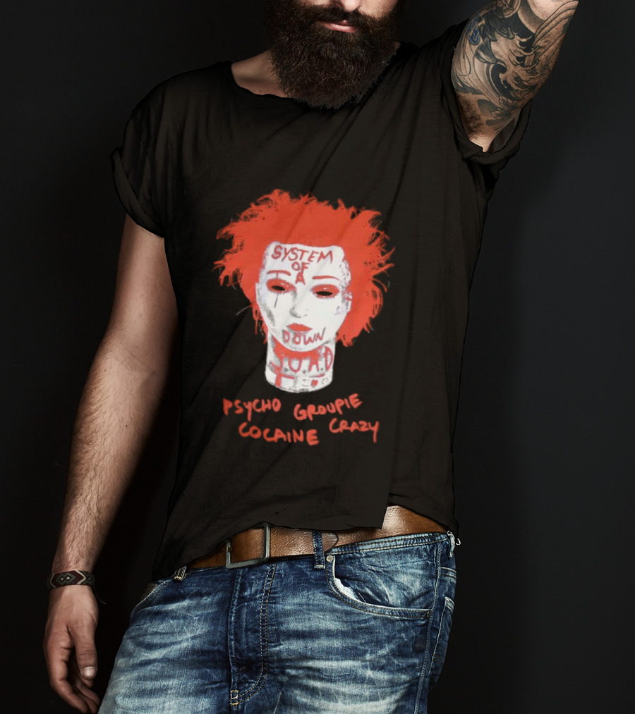 System Of A Down Psycho Groupie Cocaine Crazy T-Shirt