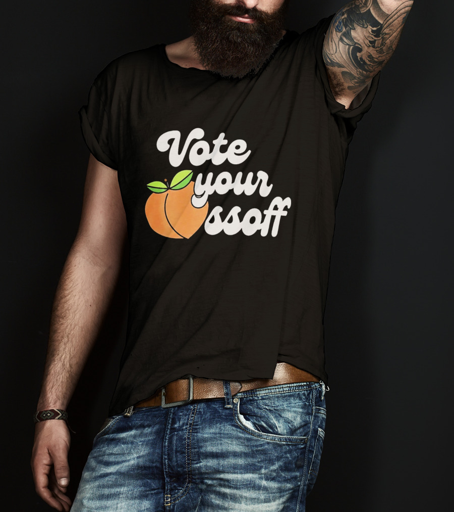 Vote Your Ossoff Peach T-Shirt