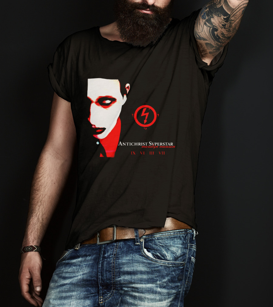 Marilyn Manson Antichrist Superstar 30th Anniversary 2026 Album Cover IX VI III VII T-Shirt