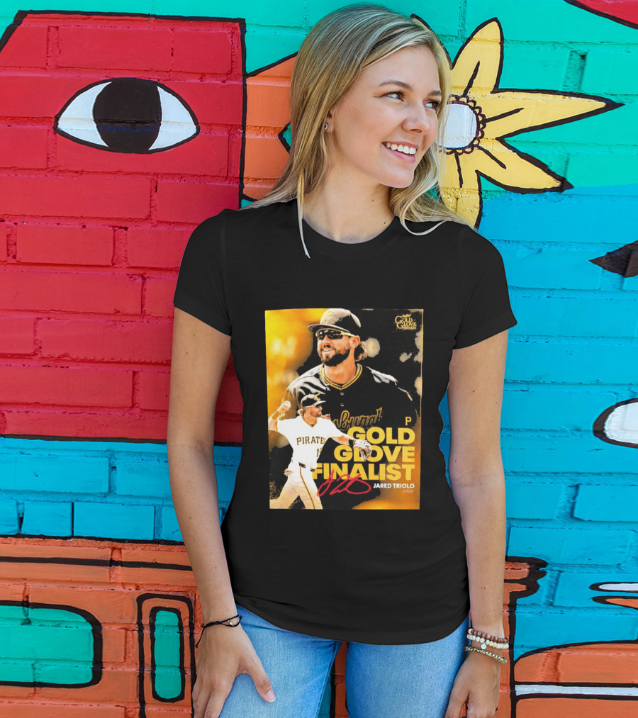 Jared Triolo Pirates Gold Glove Award Finalist Utility T-Shirt