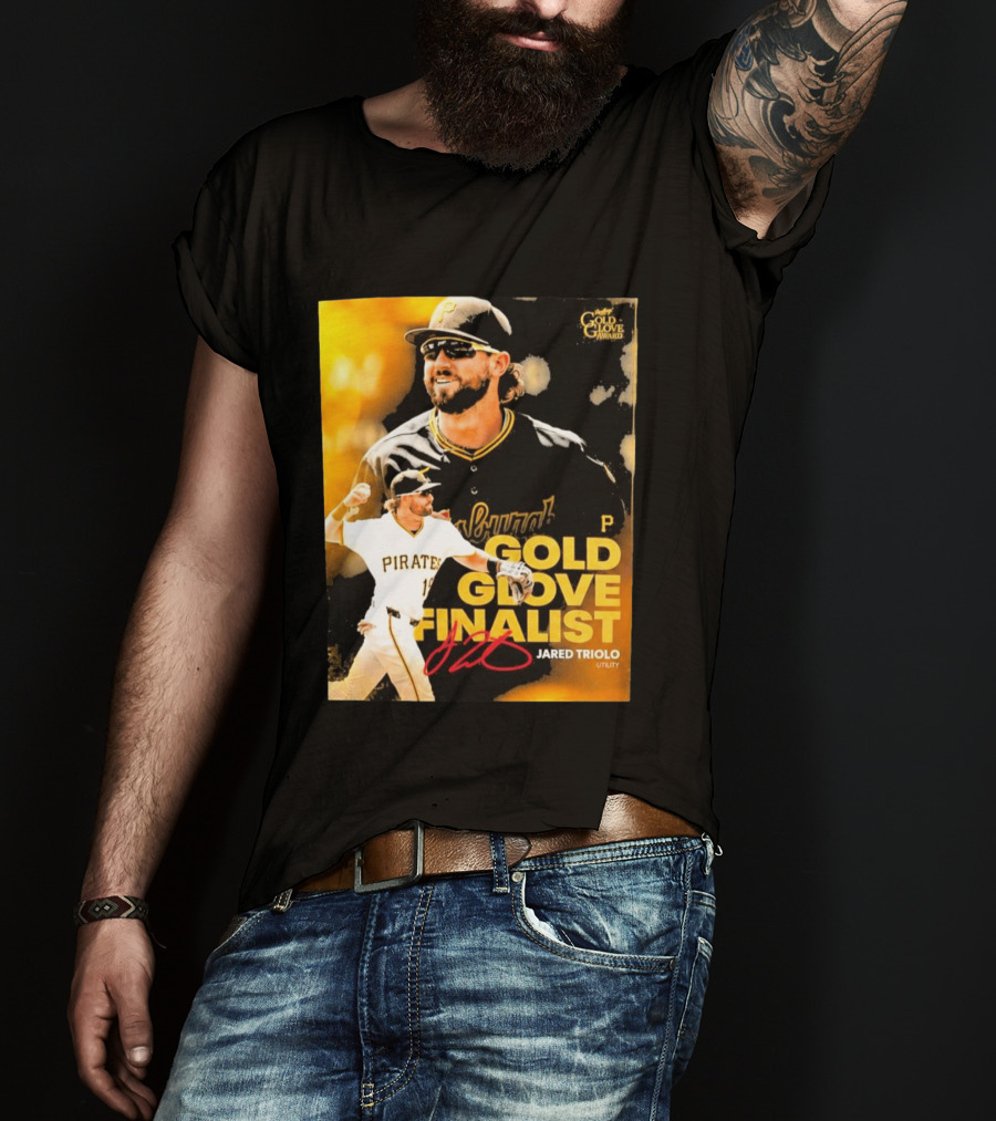 Jared Triolo Pirates Gold Glove Award Finalist Utility T-Shirt
