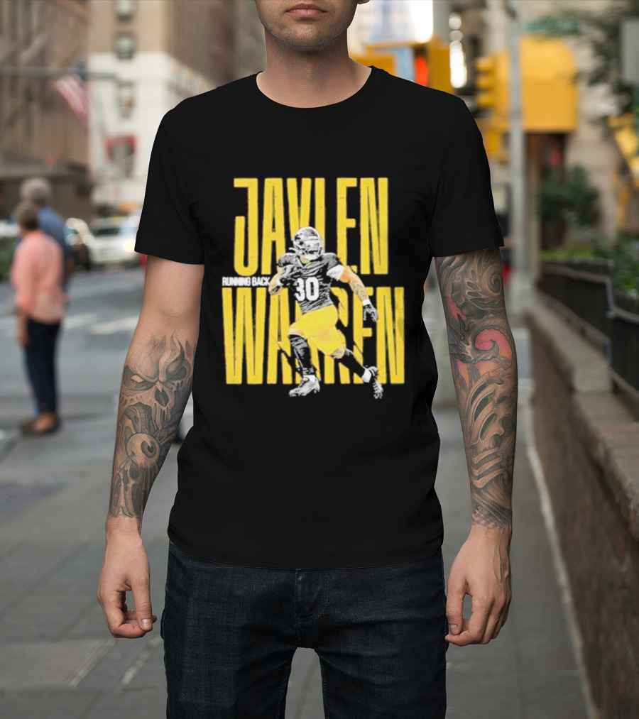 Jaylen Warren Pittsburgh Steelers Football Player Name T-Shirt