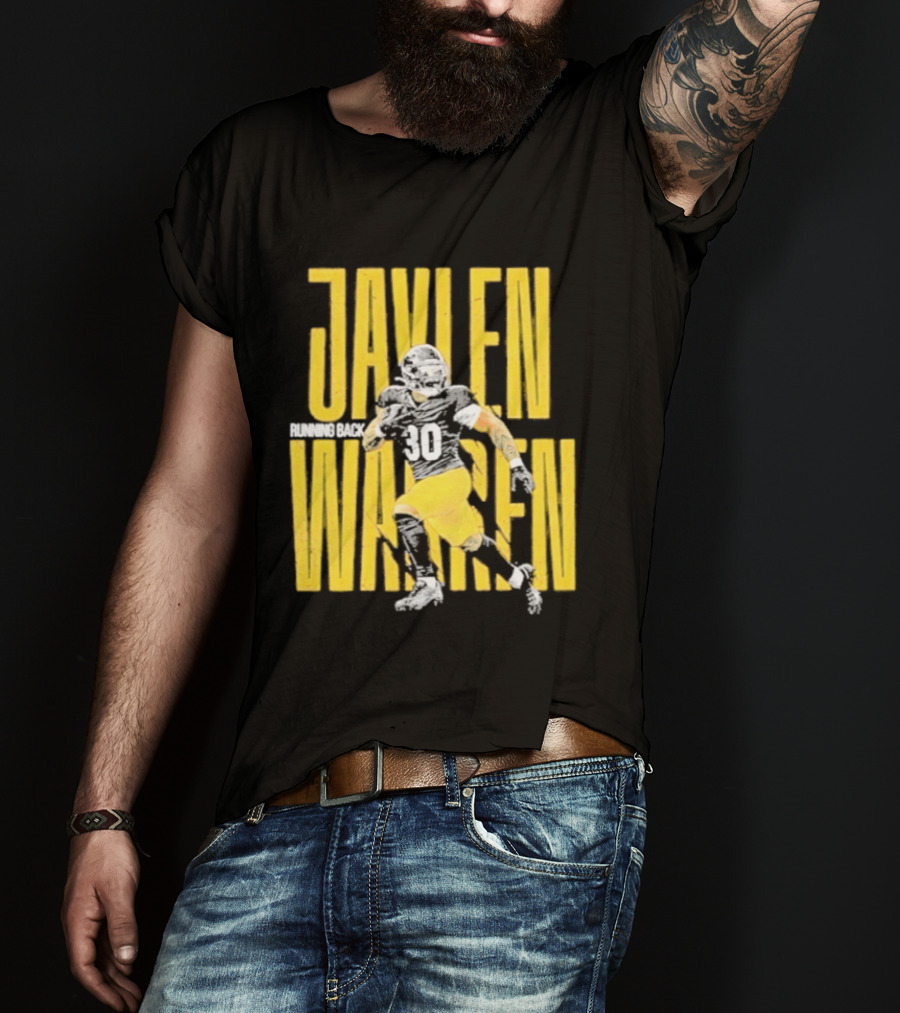 Jaylen Warren Pittsburgh Steelers Football Player Name T-Shirt