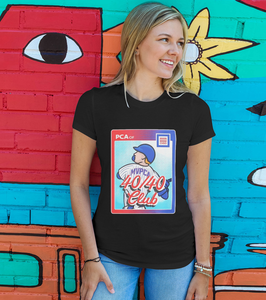 PCA CHGO MVP 40/40 Club Baseball Chicago Cubs T-Shirt