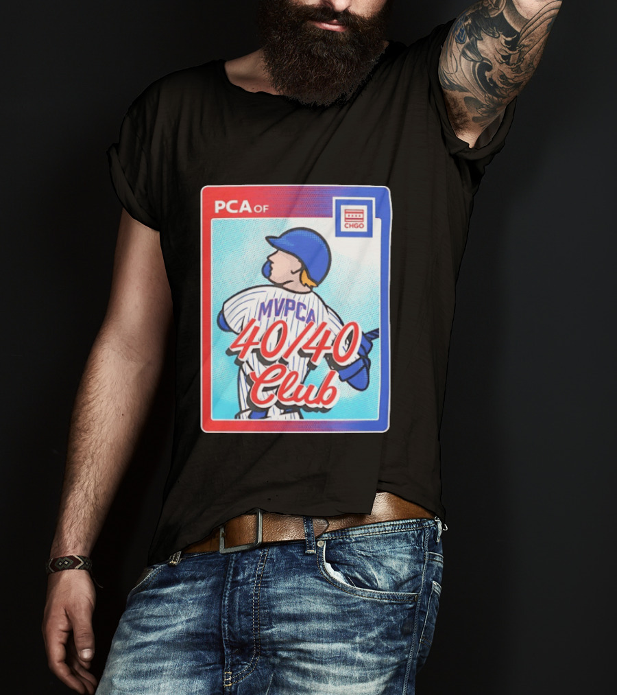 PCA CHGO MVP 40/40 Club Baseball Chicago Cubs T-Shirt