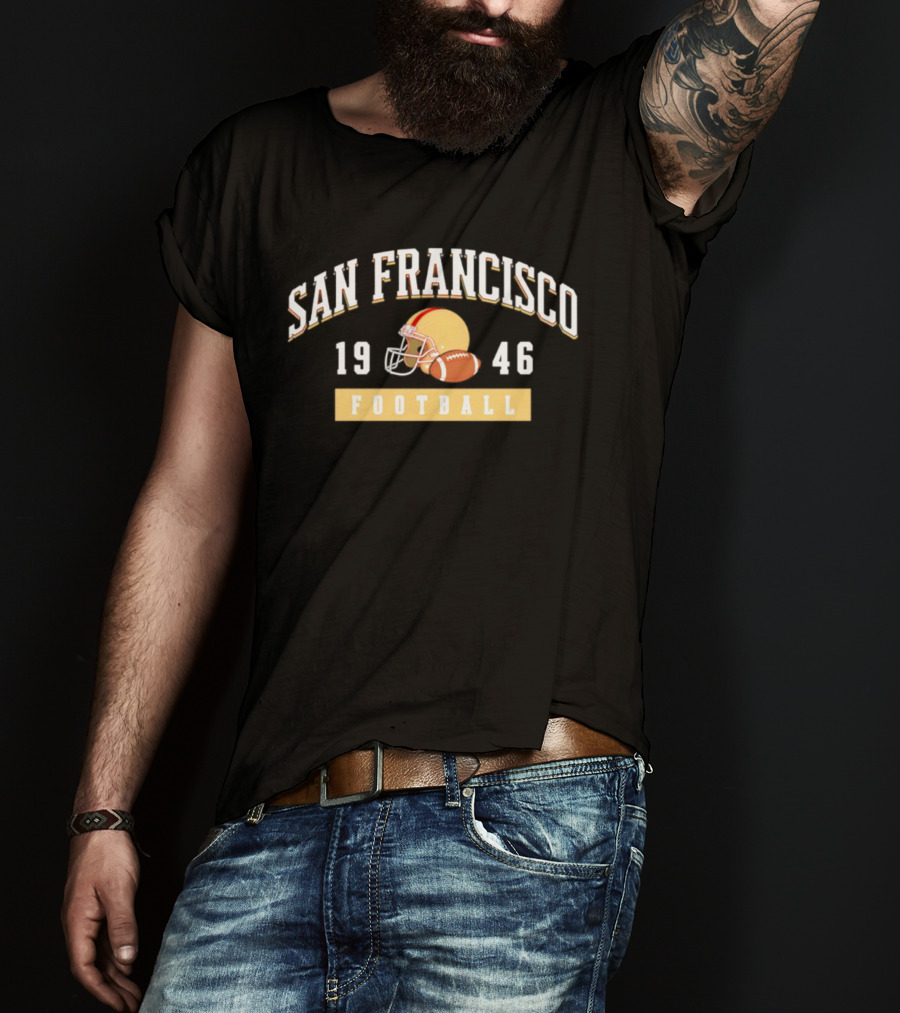 San Francisco 1946 Football Helmet T-Shirt