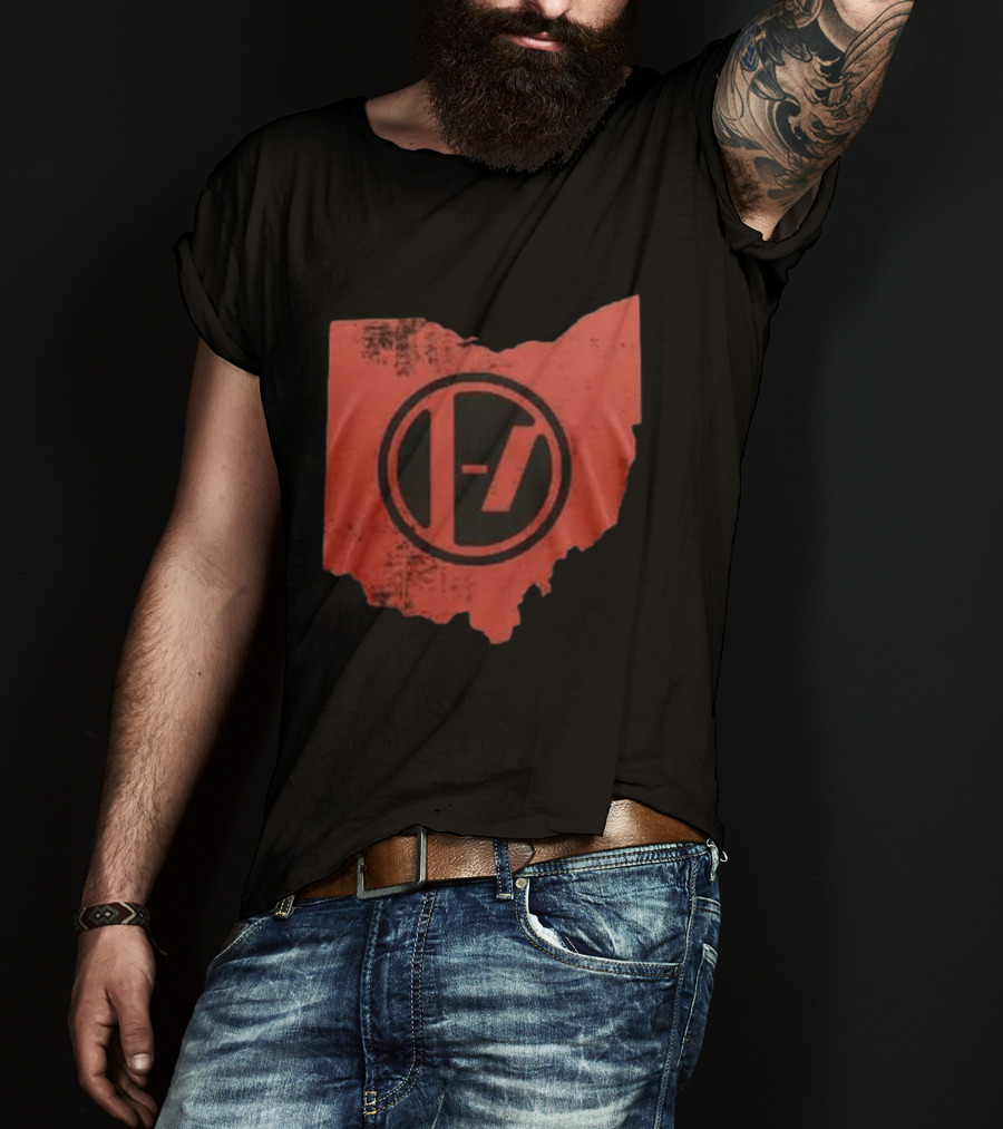 Twenty One Pilots Ohio State Symbol 2026 Stadium Tour Black T-Shirt