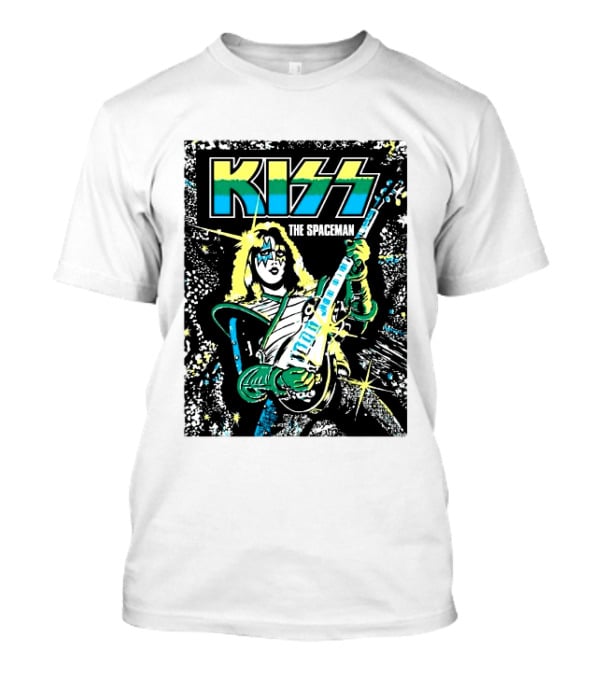 Kiss The Spaceman Ace Frehley Ben Cooper Action Figures Halloween 2026 70s T-Shirt