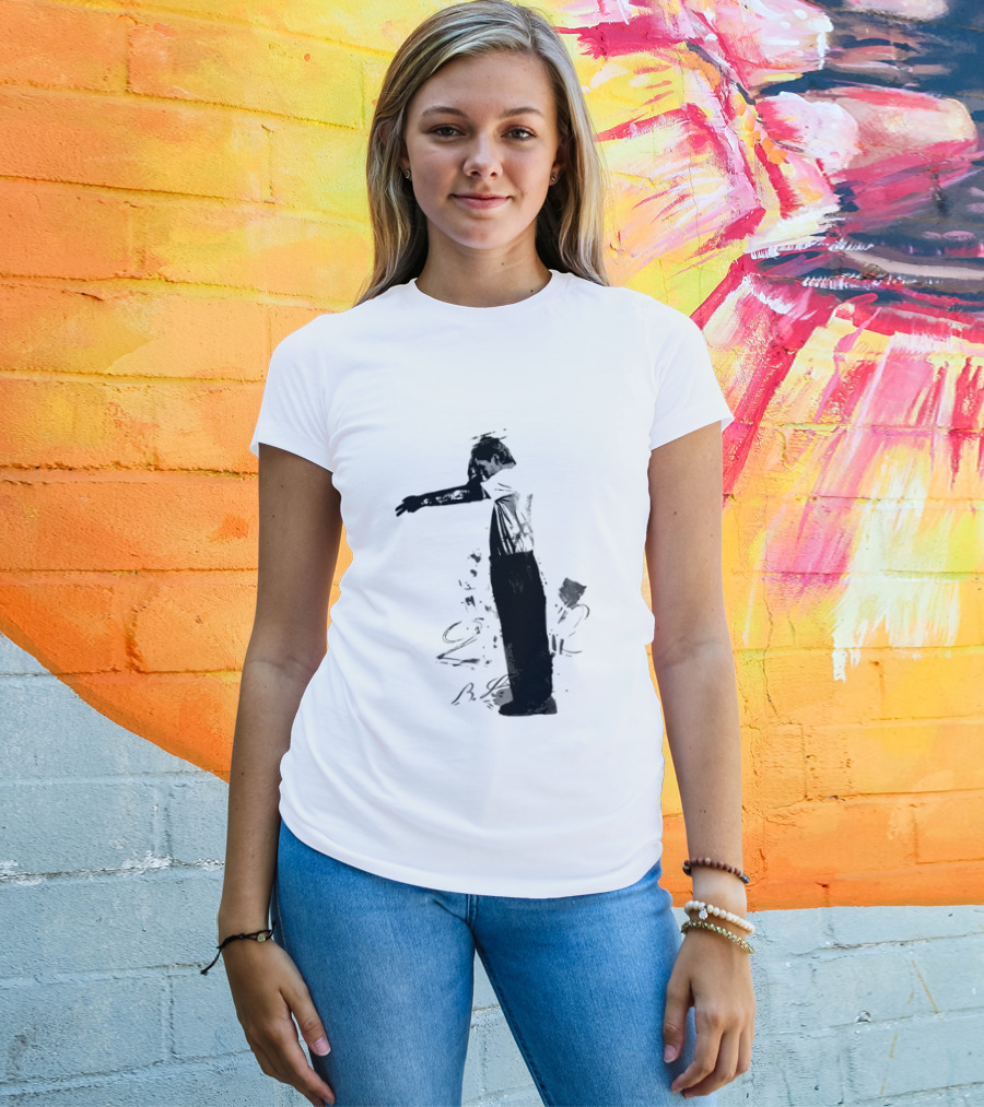 The Kid Laroi A Perfect World Tour 2026 Black Scribble T-Shirt