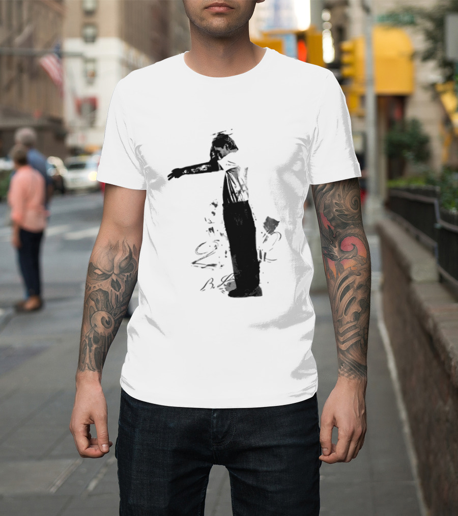 The Kid Laroi A Perfect World Tour 2026 Black Scribble T-Shirt