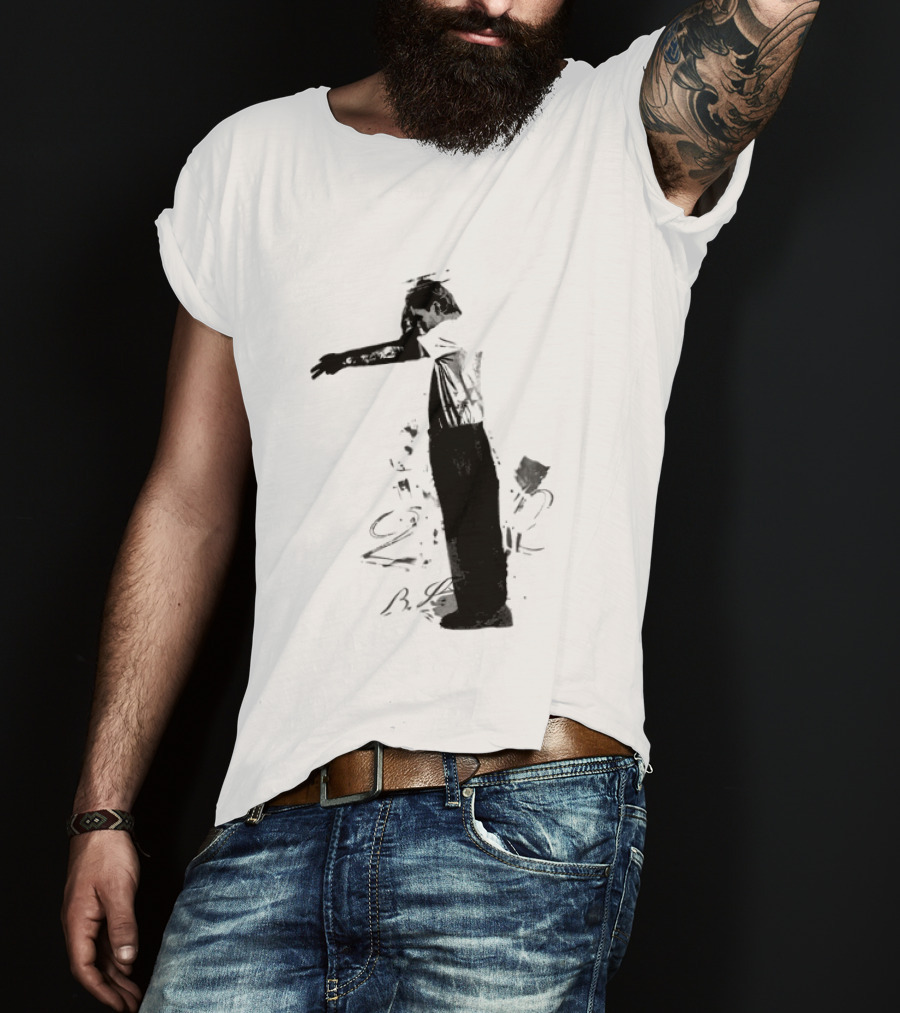 The Kid Laroi A Perfect World Tour 2026 Black Scribble T-Shirt