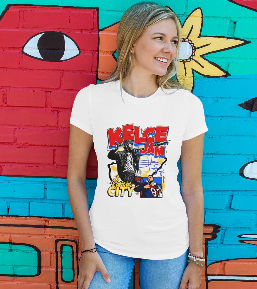 Kelce Jam Kansas City Chiefs Football Star T-Shirt