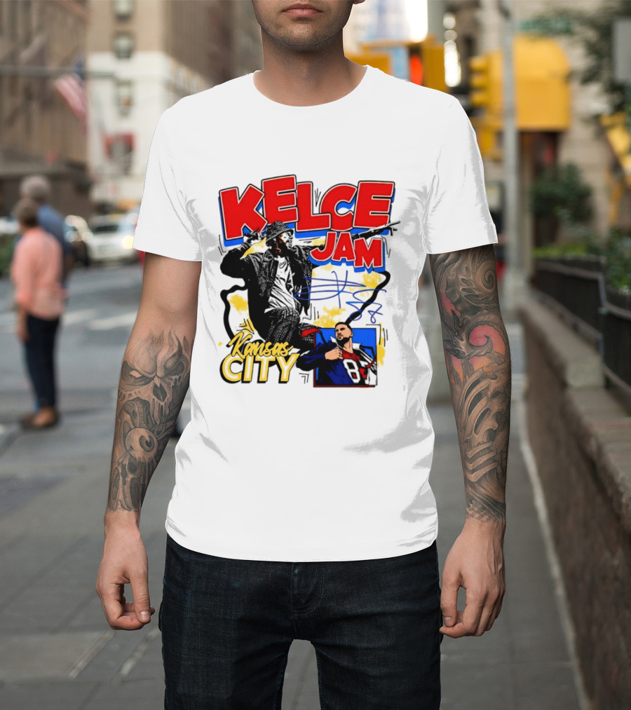 Kelce Jam Kansas City Chiefs Football Star T-Shirt