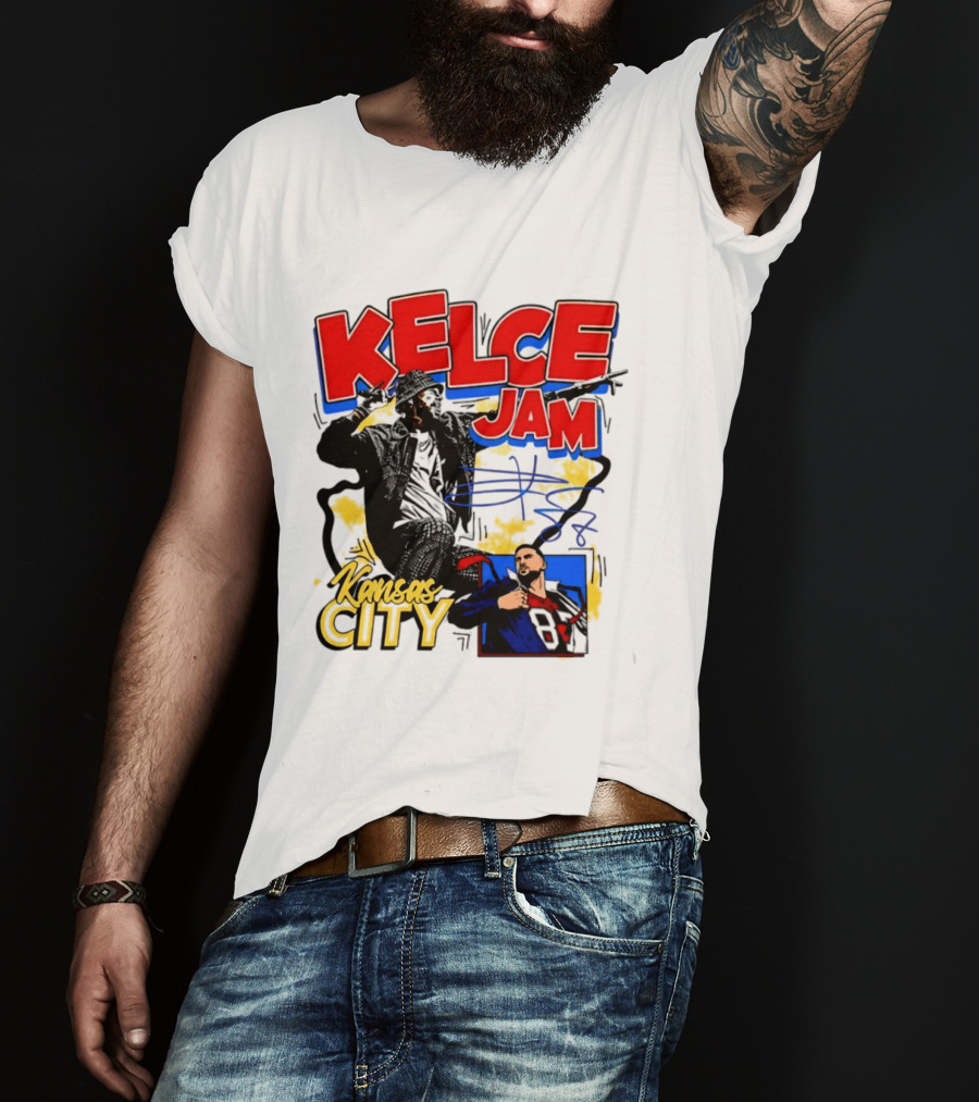 Kelce Jam Kansas City Chiefs Football Star T-Shirt
