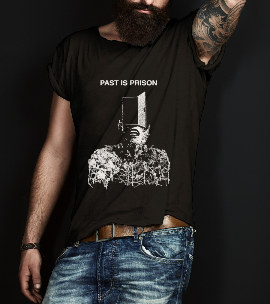 Past Is Prison Dark Horror Door Head Creepy T-Shirt