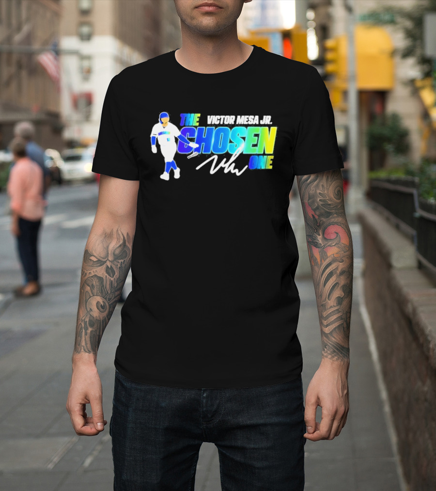Rays Victor Mesa Jr The Chosen One Baseball Player T-Shirt