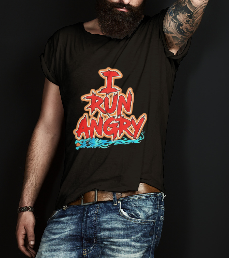 I Run Angry Josh Jacobs Game Day T-Shirt
