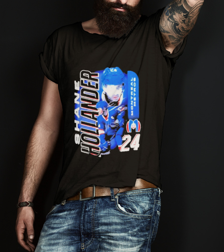 Shane Hollander 24 Montreal Metros Hockey Movie Rivalry T-Shirt