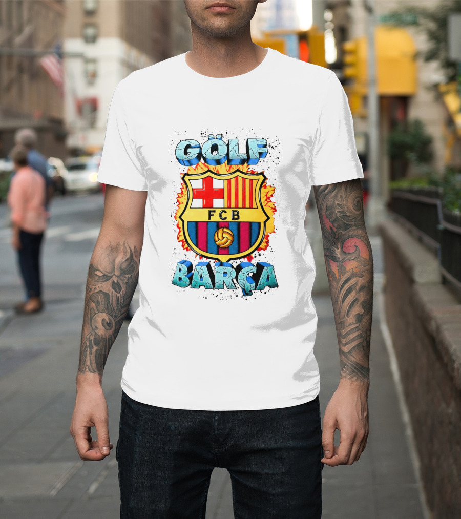 FCB Golf Barça Soccer Crest T-Shirt