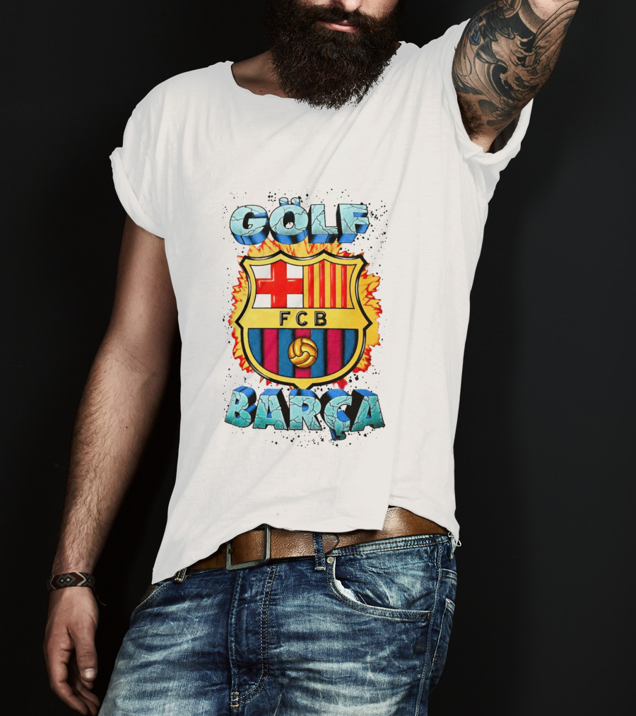 FCB Golf Barça Soccer Crest T-Shirt