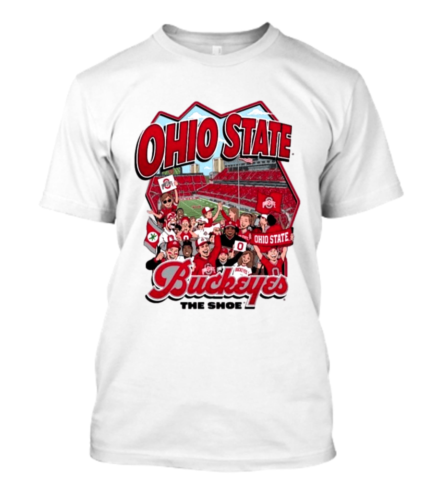 Ohio State Buckeyes The Shoe 2026 Football Ohio Stadium T-Shirt