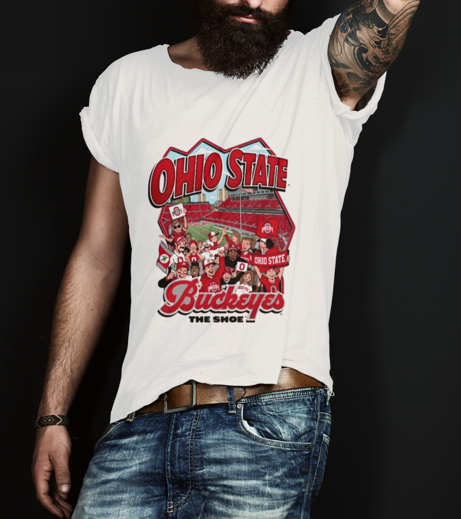 Ohio State Buckeyes The Shoe 2026 Football Ohio Stadium T-Shirt