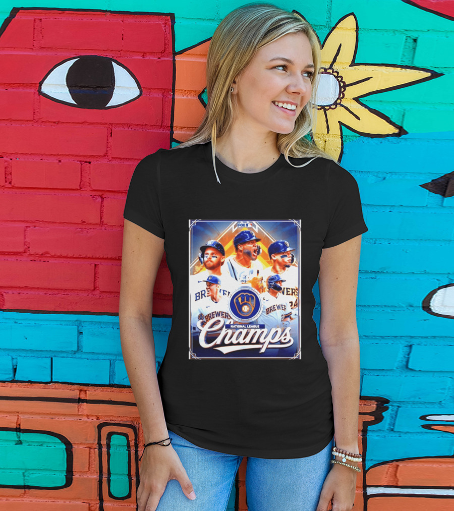 Milwaukee Brewers 2026 MLB Postseason NLCS Champs National League T-Shirt