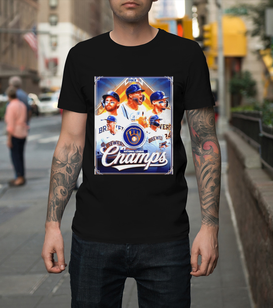 Milwaukee Brewers 2026 MLB Postseason NLCS Champs National League T-Shirt